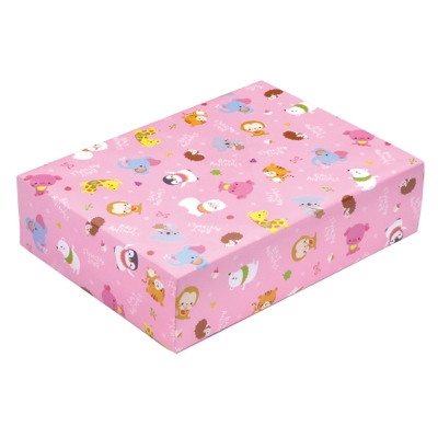 ササガワ　包装紙　ベビーアニマルＰ　半才判　[50枚袋入]