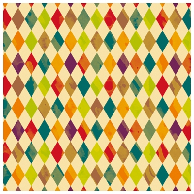 ササガワ　包装紙　レトロダイヤ　半才判　[50枚袋入]