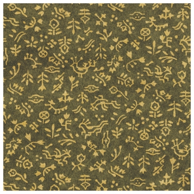 ササガワ　包装紙　飛鳥緑　半才判　[50枚袋入]