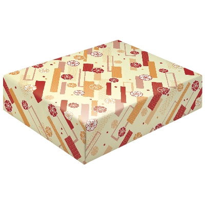 ササガワ　包装紙　梅小町　半才判　[50枚袋入]