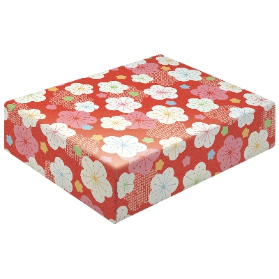 ササガワ　包装紙　祝い梅　半才判　[50枚袋入]