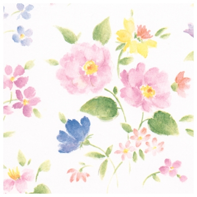 ササガワ　包装紙　花づくし　全判　[50枚袋入]