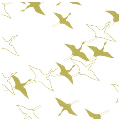 ササガワ　包装紙　金鶴　全判　[50枚袋入]