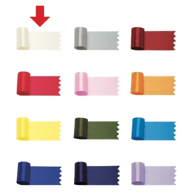 ササガワ　リボン　グレース　生成　１８ｍｍ幅　[20ｍ巻]