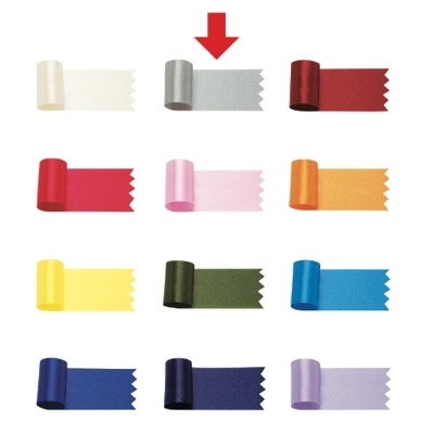 ササガワ　リボン　グレース　銀　１８ｍｍ幅　[20ｍ巻]