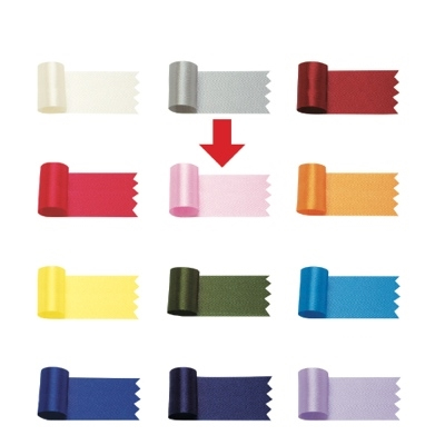 ササガワ　リボン　グレース　桃　１８ｍｍ幅　[20ｍ巻]