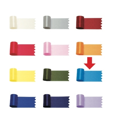 ササガワ　リボン　グレース　青　１８ｍｍ幅　[20ｍ巻]