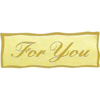 ササガワ　ギフトシールロールタイプ　Ｆｏｒ　ｙｏｕ　[500片袋入]