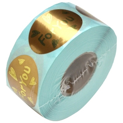 ササガワ　ギフトシールロールタイプ　ＦＯＲ　ＹＯＵ　[500片袋入]