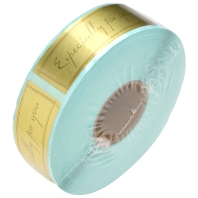 ササガワ　ギフトシールロールタイプ　金　Ｅｓｐｅｃｉａｌｌｙ　[500片袋入]