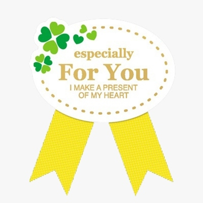 ササガワ　リボン付ギフトシール　Ｆｏｒ　Ｙｏｕ　業務用パック　[60片袋入]