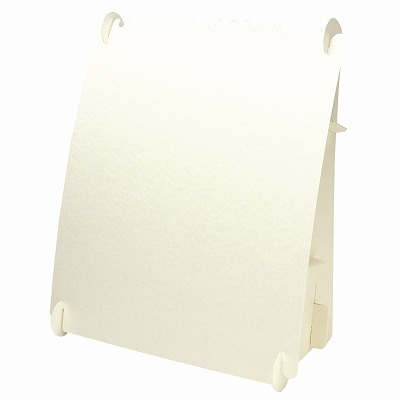 ササガワ　組立式ネックレスボード　ホワイト　[2個袋入]