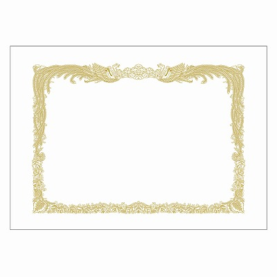 ササガワ　賞状用紙 上質紙 A3判 縦書用  [100枚入]