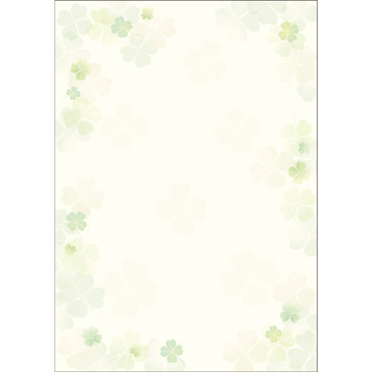 ササガワ　和柄用紙 和ごころ A4判 四つ葉[100枚袋入]