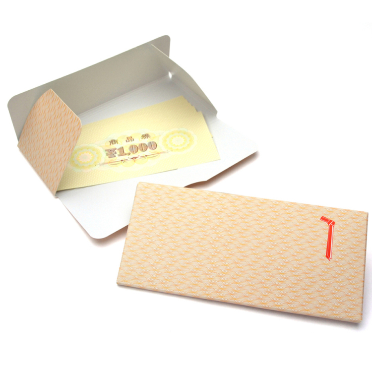 ササガワ　商品券箱 横型のし付 折込式無字[100枚入]