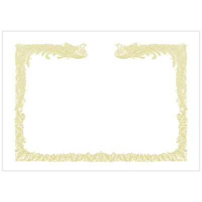 ササガワ　OA賞状用紙 雲ナシA4判縦書用 10-1460