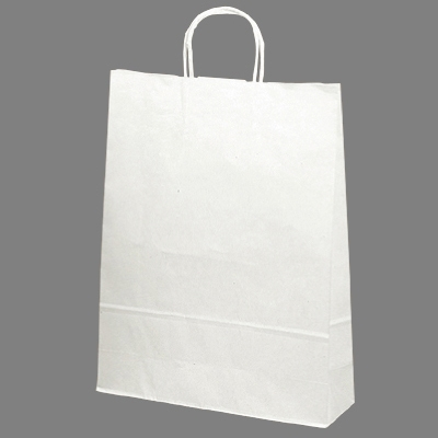 ササガワ　手提ゲバッグ 白無地 特大 [50枚袋入]