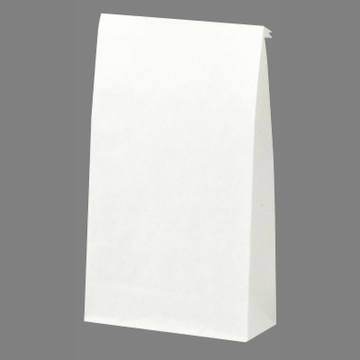 ササガワ　ギフトバッグ 角底袋 シロ 無地 [100枚袋入]