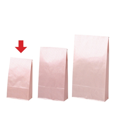 ササガワ　ギフトバッグ 角底袋 クリスタルピンク [100枚袋入]