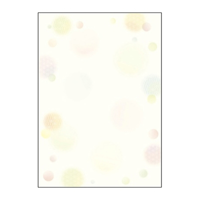 ササガワ　和柄用紙　和ごころ　水玉　[10枚袋入]