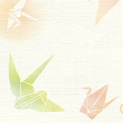 ササガワ　和柄用紙　和ごころ　折り鶴　[10枚袋入]