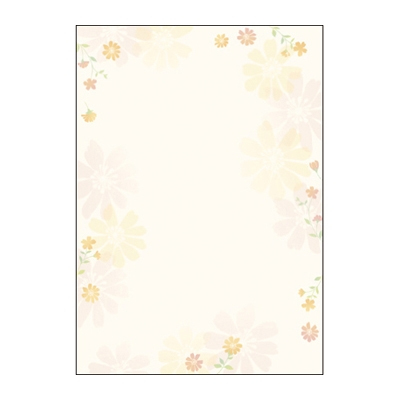 ササガワ　デザインペーパーフラール　フラワリー　[10枚袋入]