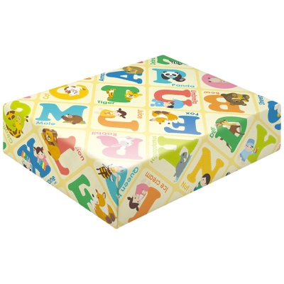 ササガワ　包装紙　アニマルスタディ　半才判　[50枚袋入]