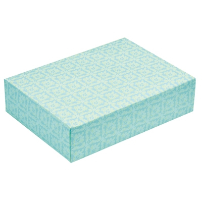 ササガワ　包装紙　ミルトブルー　半才判　[50枚袋入]