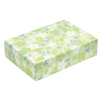 ササガワ　包装紙　ファイングロウ緑　半才判　[50枚袋入]