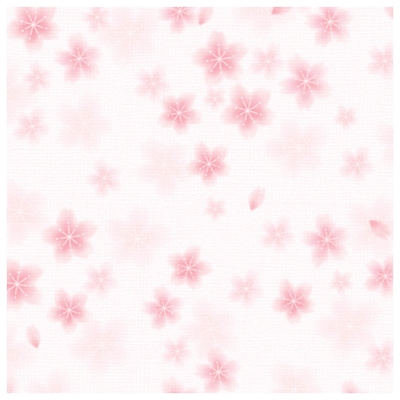 ササガワ　包装紙　和ごころ桜　全判　[50枚袋入]