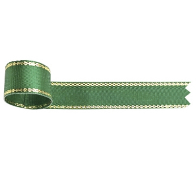 ササガワ　リボン　イブ　緑　１２ｍｍ幅　[10ｍ巻]