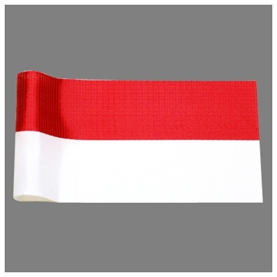 ササガワ　催事用リボン　紅白　３６ｍｍ幅　[30ｍ巻]