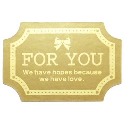 ササガワ　ギフトシールロールタイプ　Ｆｏｒ　Ｙｏｕ　[500片袋入]