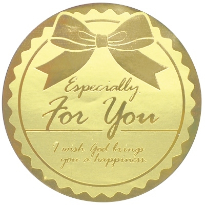 ササガワ　ギフトシールロールタイプ　Ｆｏｒ　Ｙｏｕ　リボン　[500片袋入]