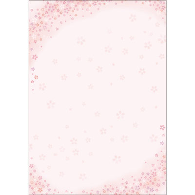 ササガワ　和柄用紙 和ごころ A4判 舞桜[100枚袋入]