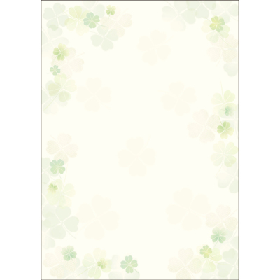 ササガワ　和柄用紙 和ごころ A4判 四つ葉[100枚袋入]