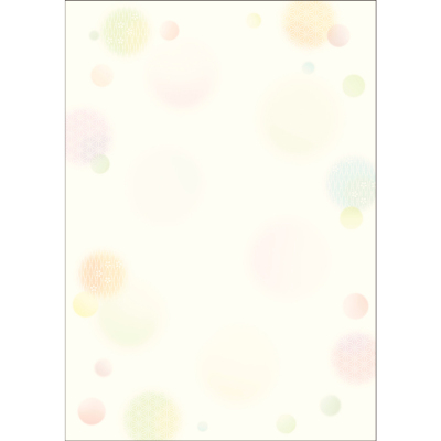 ササガワ　和柄用紙 和ごころ A4判 水玉[100枚袋入]