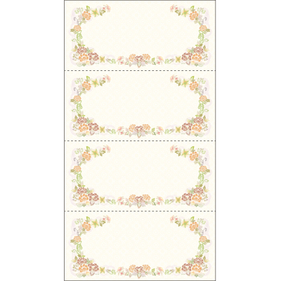 ササガワ　マルチケット フラワー[100枚入]