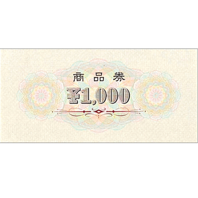 ササガワ　商品券 横書 ￥1000 裏無字[100枚箱入]