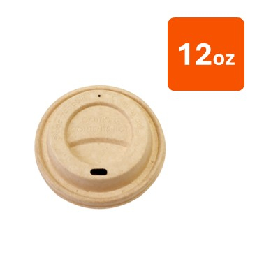 ペーパーリッド（HOT用）12oz 茶 1,000個入の商品画像