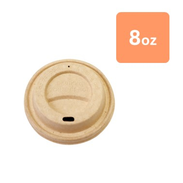 ペーパーリッド（HOT用）8oz 茶 1,000個入の商品画像