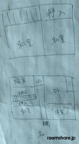 部屋あり(個人運営) 間取図