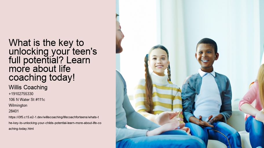 What's the key to unlocking your child's potential? Learn more about life coaching today!