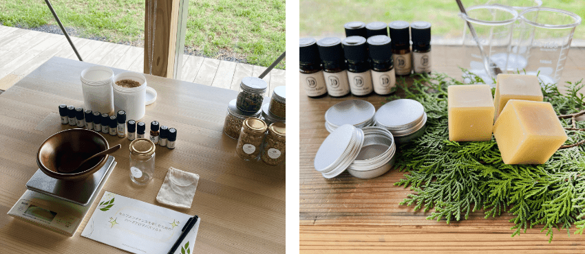 立山の恵みで作る限定アロマグッズつくり体験
