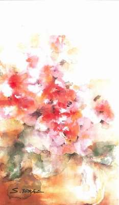 透明水彩のテクニックを楽しむ 土曜クラス 道新文化センター