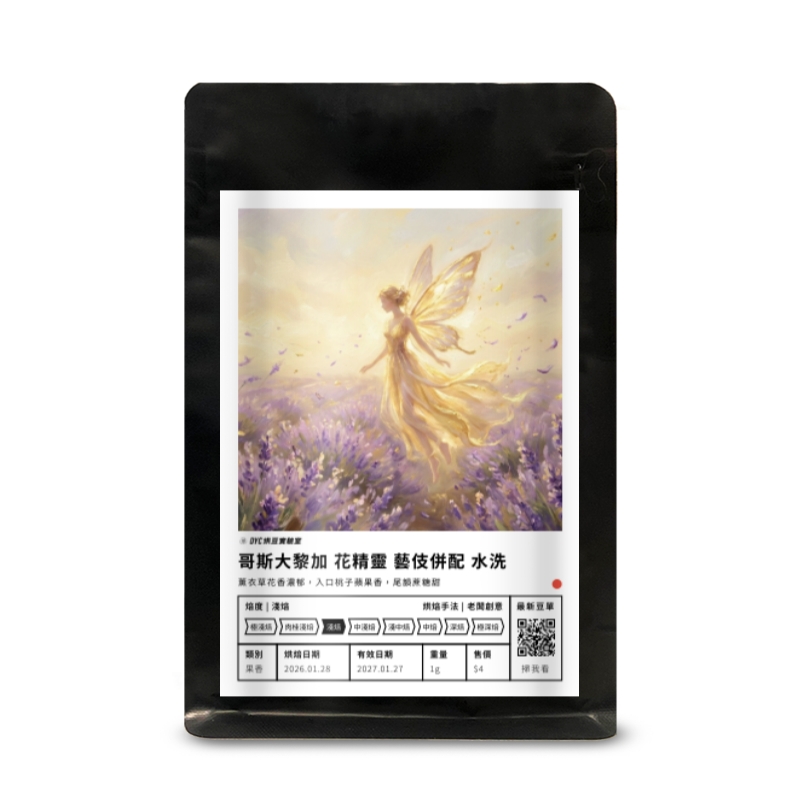 哥斯大黎加 花精靈 藝伎併配 水洗 DYC打咖啡