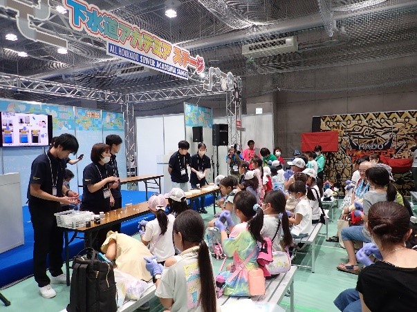 下水道展’23札幌にて出前実験を行いました