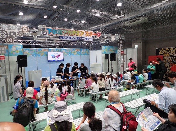 下水道展’23札幌にて出前実験を行いました