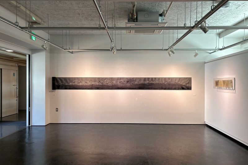 建築学科原井憲二教授の出展作品と展示風景です！