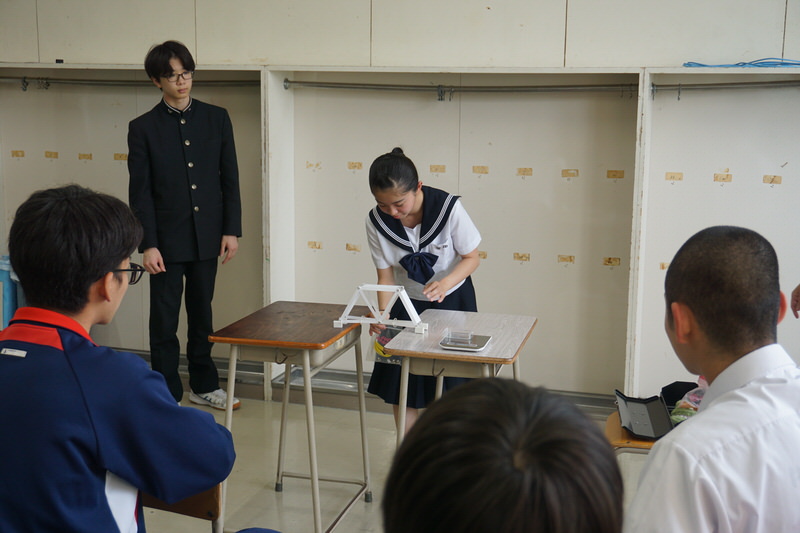 羽幌高等学校にて出前講義を行いました。